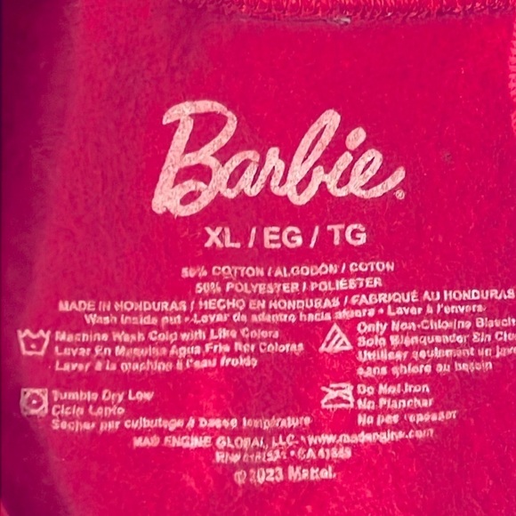 Barbie Malibu viral sweatshirt in bubble gum pink, size XL - Picture 4 of 10